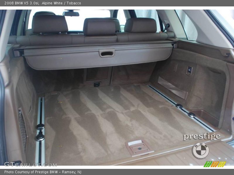 Alpine White / Tobacco 2008 BMW X5 3.0si