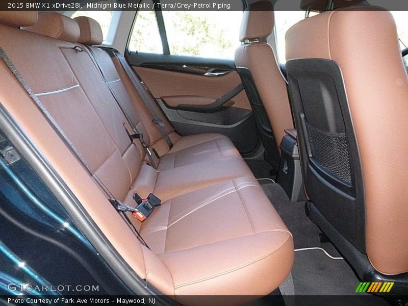 Midnight Blue Metallic / Terra/Grey-Petrol Piping 2015 BMW X1 xDrive28i