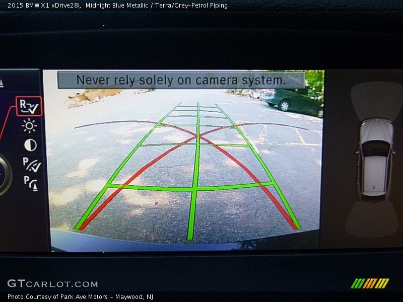 Midnight Blue Metallic / Terra/Grey-Petrol Piping 2015 BMW X1 xDrive28i