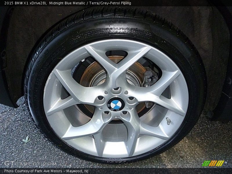 Midnight Blue Metallic / Terra/Grey-Petrol Piping 2015 BMW X1 xDrive28i