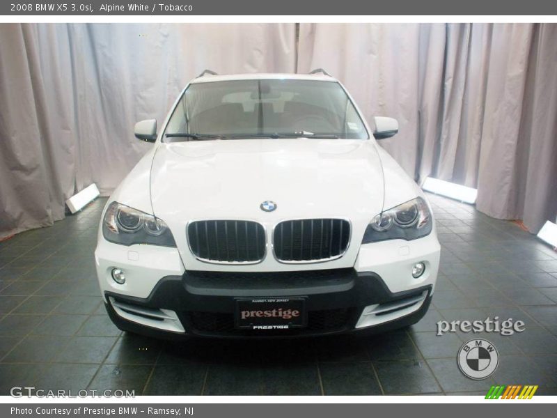 Alpine White / Tobacco 2008 BMW X5 3.0si