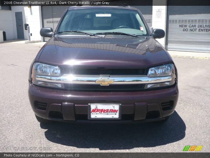 Dark Cherry Metallic / Light Gray 2008 Chevrolet TrailBlazer LS 4x4