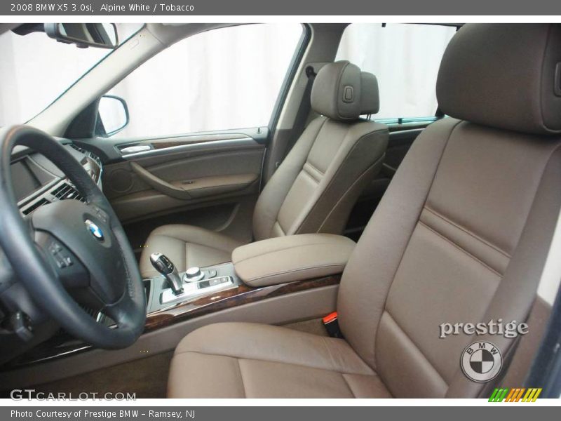 Alpine White / Tobacco 2008 BMW X5 3.0si