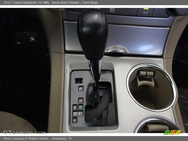 Sandy Beach Metallic / Sand Beige 2013 Toyota Highlander V6 4WD