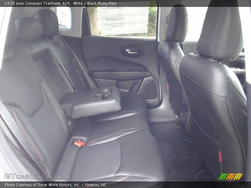 White / Black/Ruby Red 2018 Jeep Compass Trailhawk 4x4