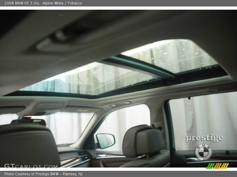 Alpine White / Tobacco 2008 BMW X5 3.0si