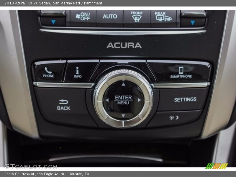 San Marino Red / Parchment 2018 Acura TLX V6 Sedan