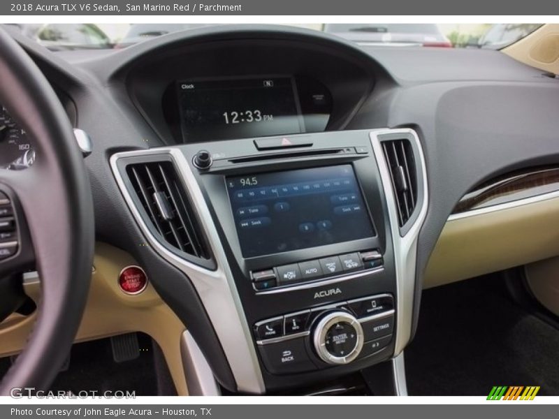 San Marino Red / Parchment 2018 Acura TLX V6 Sedan
