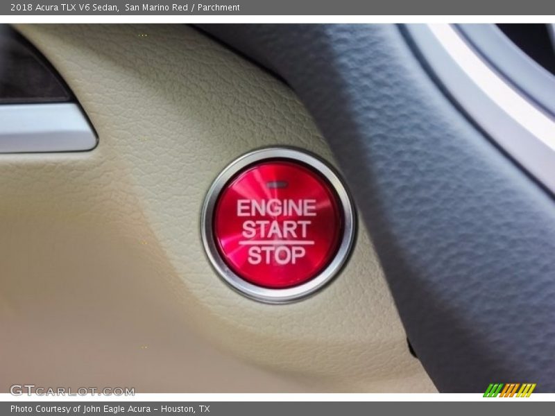 San Marino Red / Parchment 2018 Acura TLX V6 Sedan