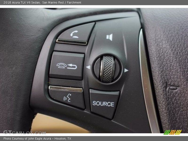 San Marino Red / Parchment 2018 Acura TLX V6 Sedan