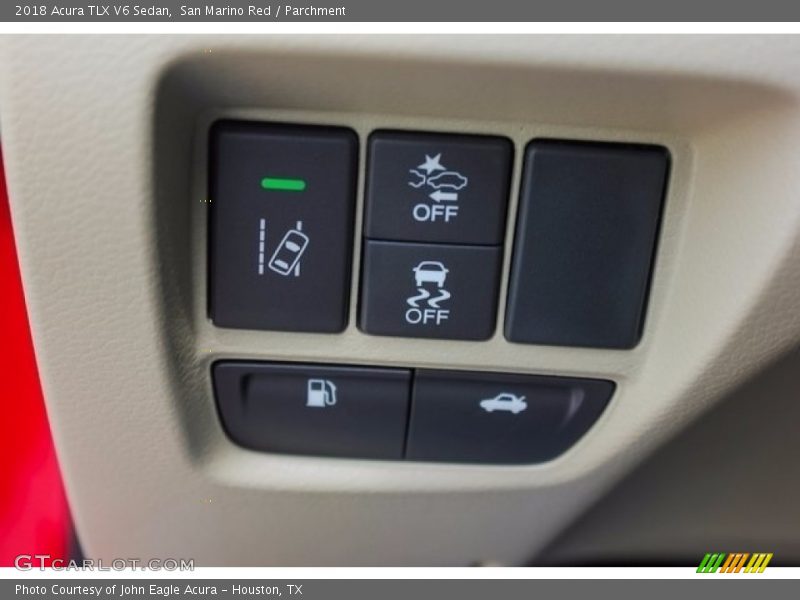 San Marino Red / Parchment 2018 Acura TLX V6 Sedan