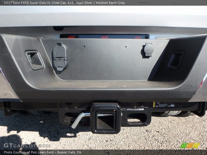 Ingot Silver / Medium Earth Gray 2017 Ford F450 Super Duty XL Crew Cab 4x4