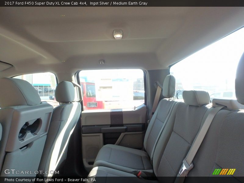 Ingot Silver / Medium Earth Gray 2017 Ford F450 Super Duty XL Crew Cab 4x4