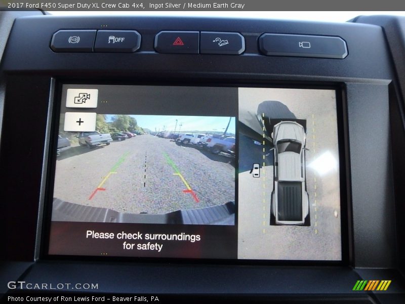 Ingot Silver / Medium Earth Gray 2017 Ford F450 Super Duty XL Crew Cab 4x4