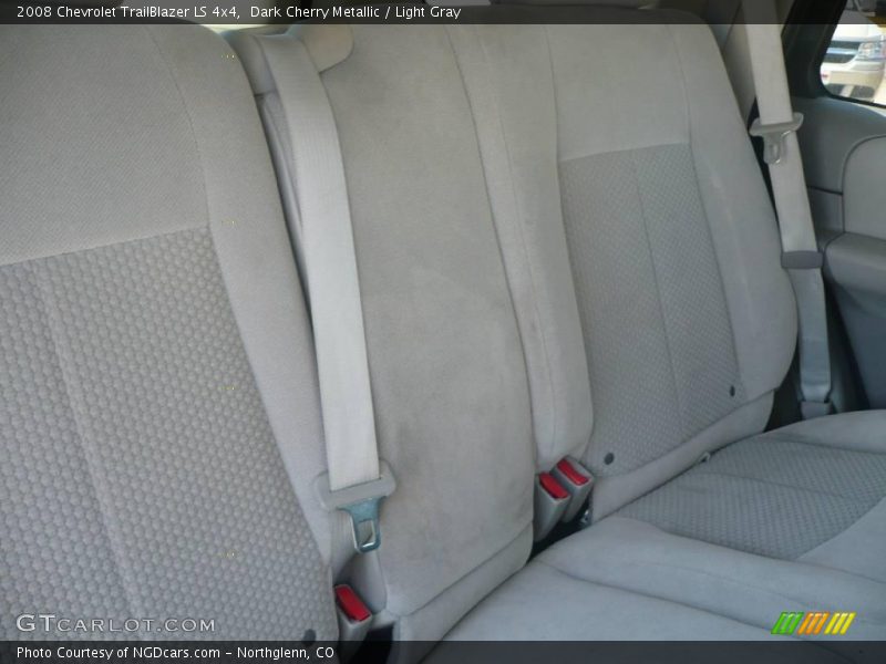 Dark Cherry Metallic / Light Gray 2008 Chevrolet TrailBlazer LS 4x4