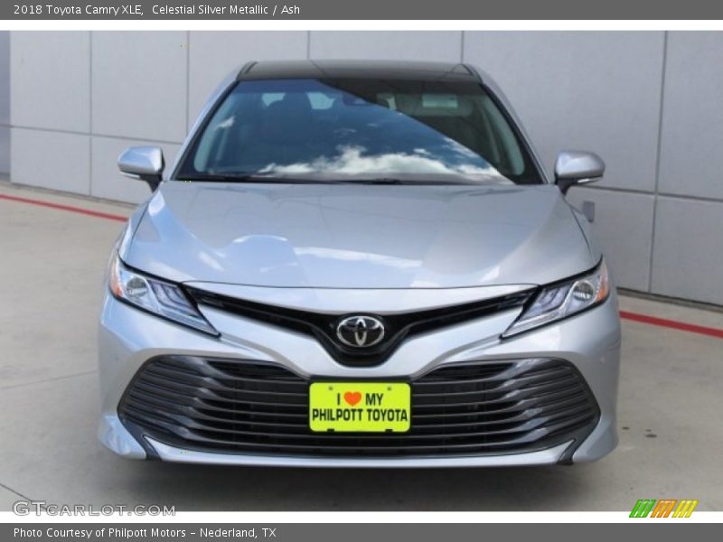 Celestial Silver Metallic / Ash 2018 Toyota Camry XLE