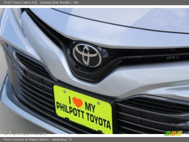 Celestial Silver Metallic / Ash 2018 Toyota Camry XLE