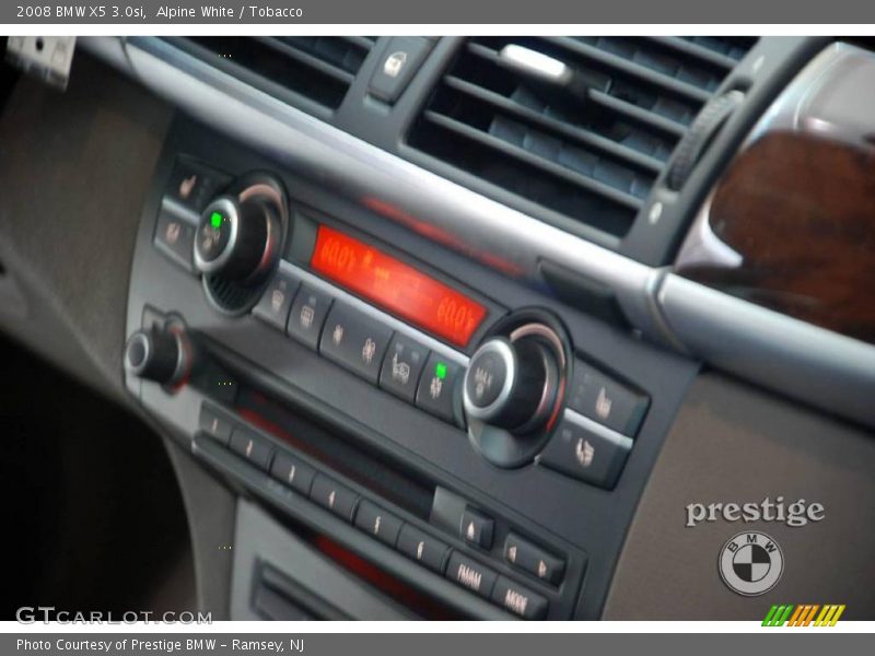 Alpine White / Tobacco 2008 BMW X5 3.0si