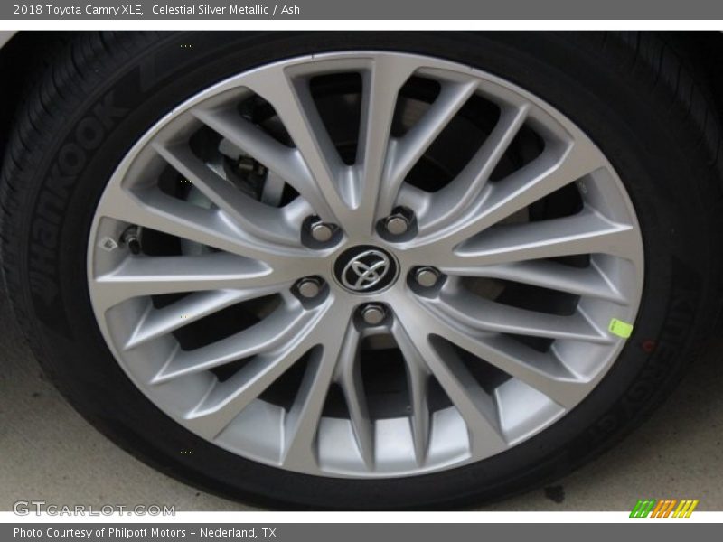 Celestial Silver Metallic / Ash 2018 Toyota Camry XLE