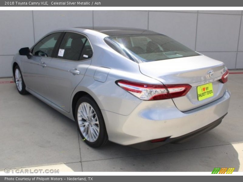 Celestial Silver Metallic / Ash 2018 Toyota Camry XLE