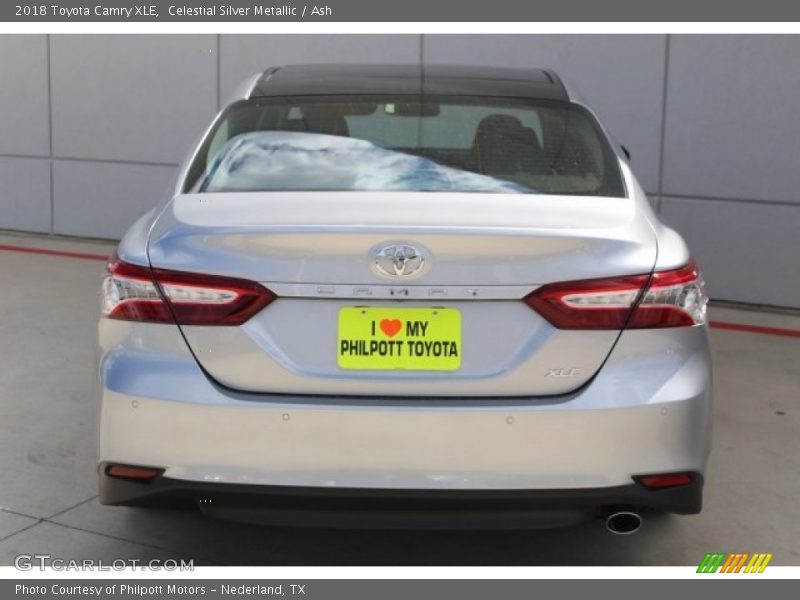 Celestial Silver Metallic / Ash 2018 Toyota Camry XLE
