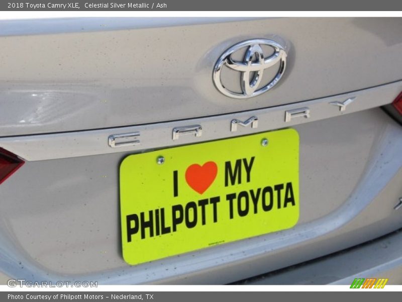 Celestial Silver Metallic / Ash 2018 Toyota Camry XLE
