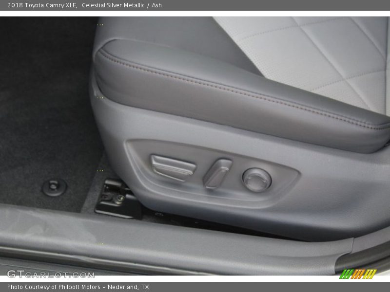 Celestial Silver Metallic / Ash 2018 Toyota Camry XLE