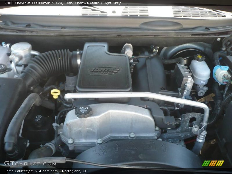 Dark Cherry Metallic / Light Gray 2008 Chevrolet TrailBlazer LS 4x4