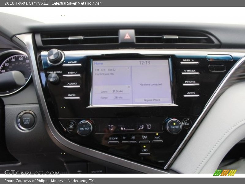 Celestial Silver Metallic / Ash 2018 Toyota Camry XLE