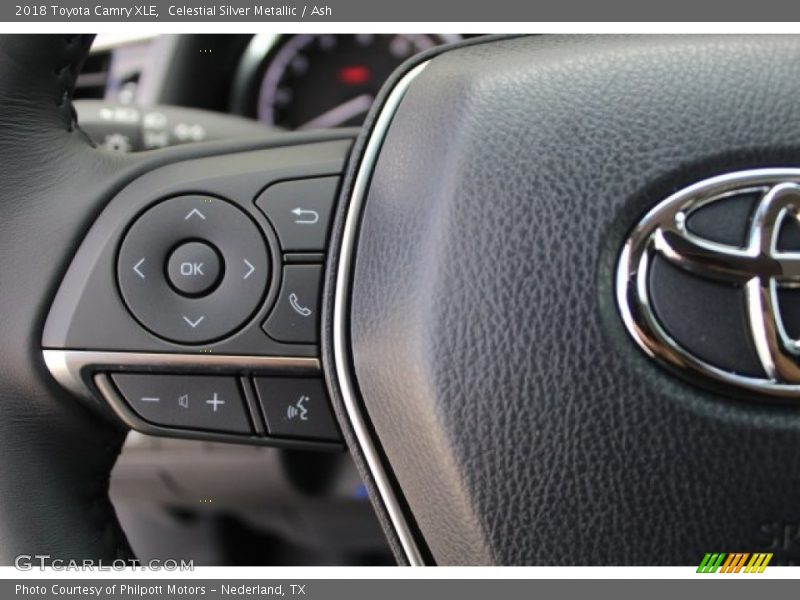 Celestial Silver Metallic / Ash 2018 Toyota Camry XLE