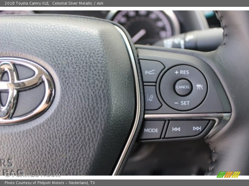 Celestial Silver Metallic / Ash 2018 Toyota Camry XLE