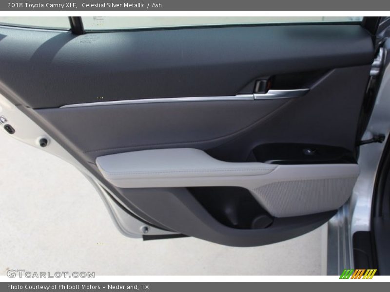 Celestial Silver Metallic / Ash 2018 Toyota Camry XLE
