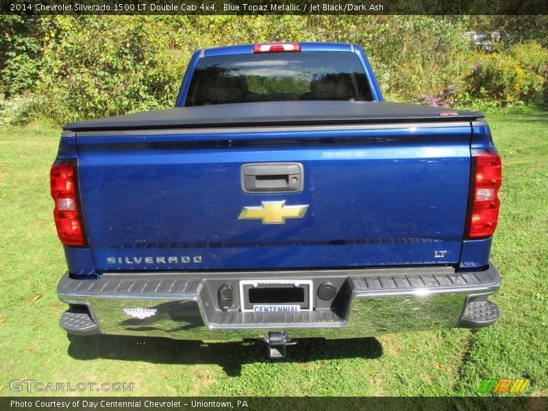 Blue Topaz Metallic / Jet Black/Dark Ash 2014 Chevrolet Silverado 1500 LT Double Cab 4x4