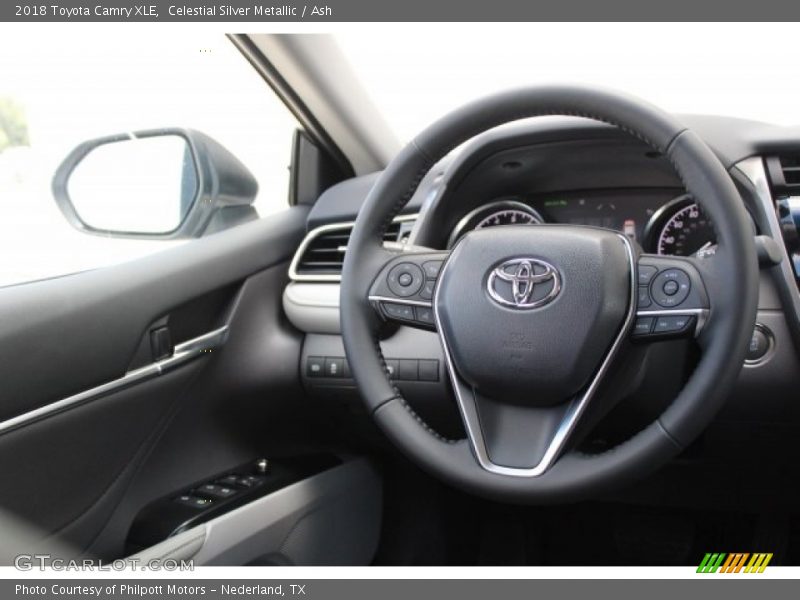 Celestial Silver Metallic / Ash 2018 Toyota Camry XLE