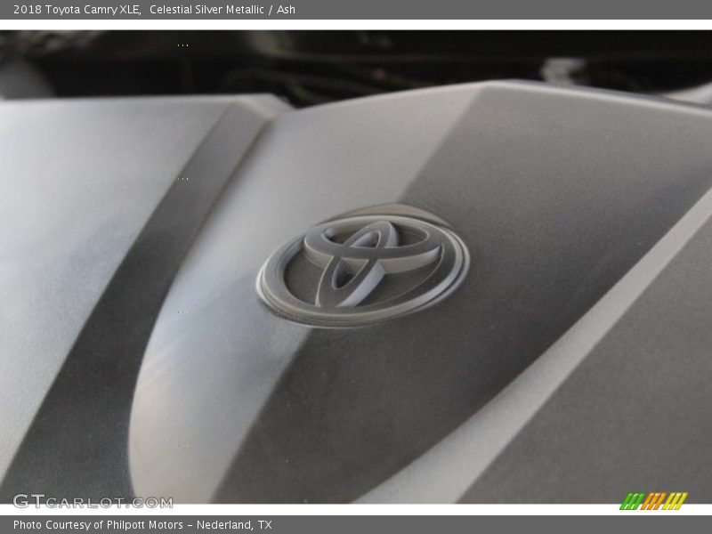 Celestial Silver Metallic / Ash 2018 Toyota Camry XLE