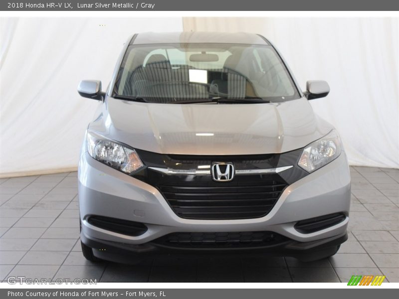 Lunar Silver Metallic / Gray 2018 Honda HR-V LX