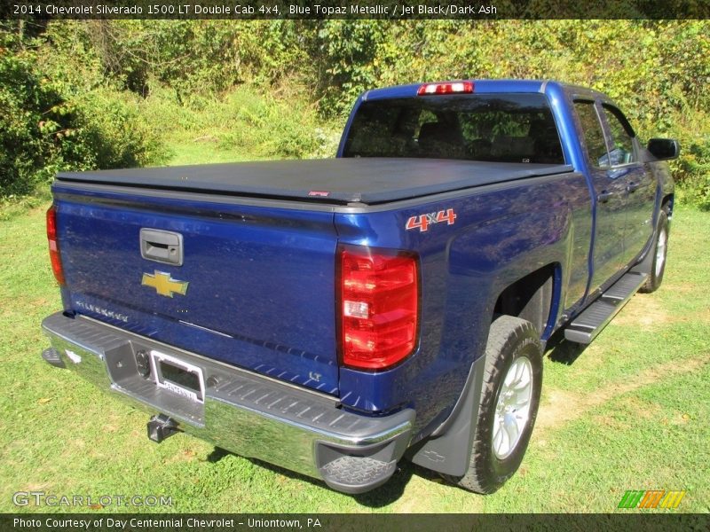 Blue Topaz Metallic / Jet Black/Dark Ash 2014 Chevrolet Silverado 1500 LT Double Cab 4x4