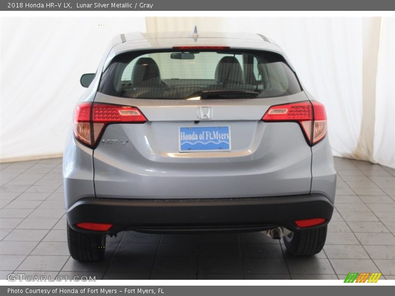 Lunar Silver Metallic / Gray 2018 Honda HR-V LX