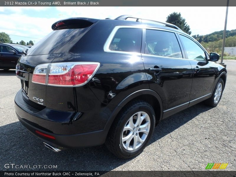 Brilliant Black / Black 2012 Mazda CX-9 Touring AWD