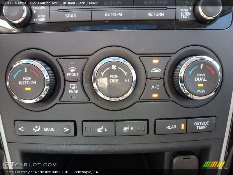 Brilliant Black / Black 2012 Mazda CX-9 Touring AWD