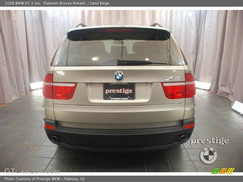 Platinum Bronze Metallic / Sand Beige 2008 BMW X5 3.0si