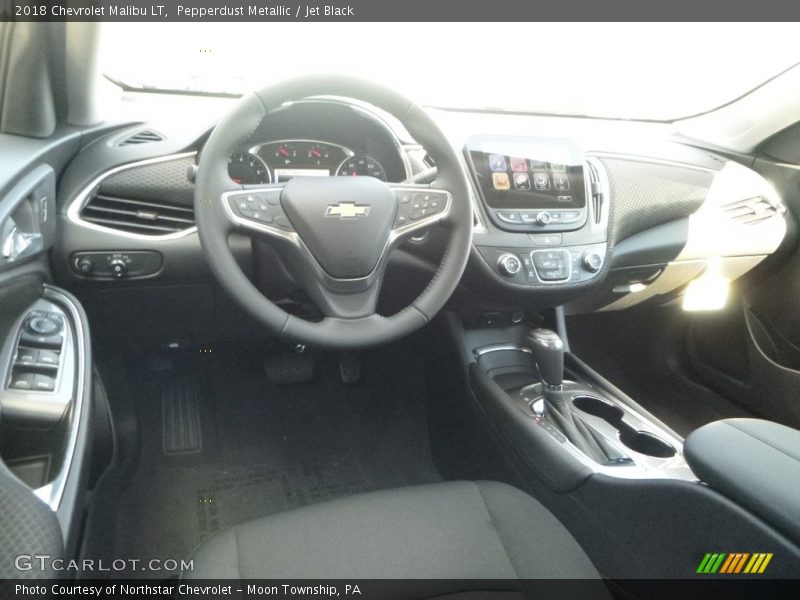 Pepperdust Metallic / Jet Black 2018 Chevrolet Malibu LT