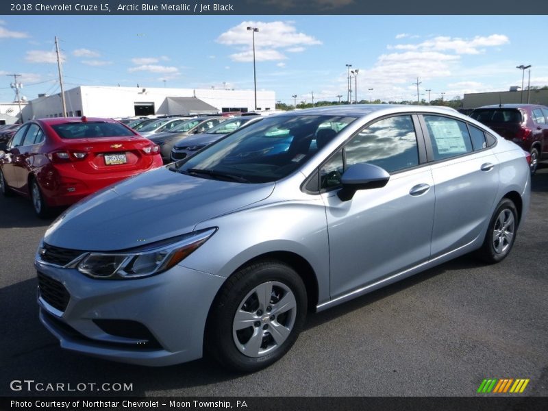 Arctic Blue Metallic / Jet Black 2018 Chevrolet Cruze LS
