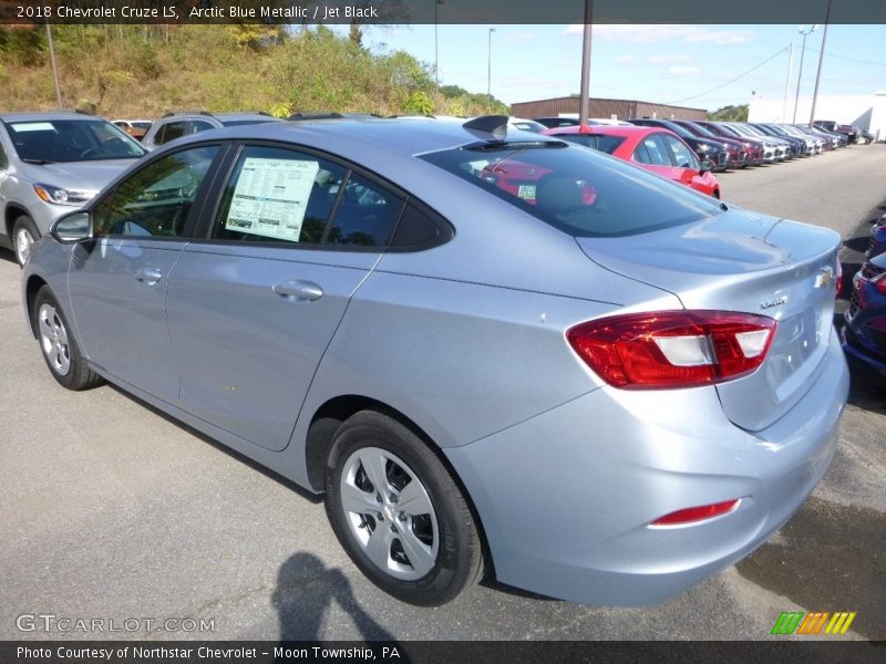 Arctic Blue Metallic / Jet Black 2018 Chevrolet Cruze LS