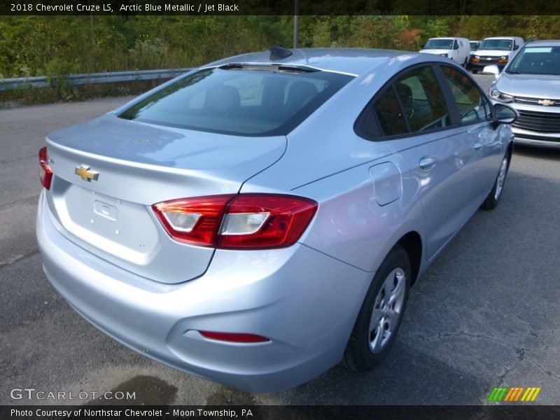 Arctic Blue Metallic / Jet Black 2018 Chevrolet Cruze LS
