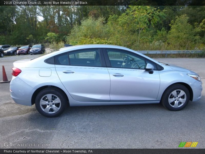 Arctic Blue Metallic / Jet Black 2018 Chevrolet Cruze LS