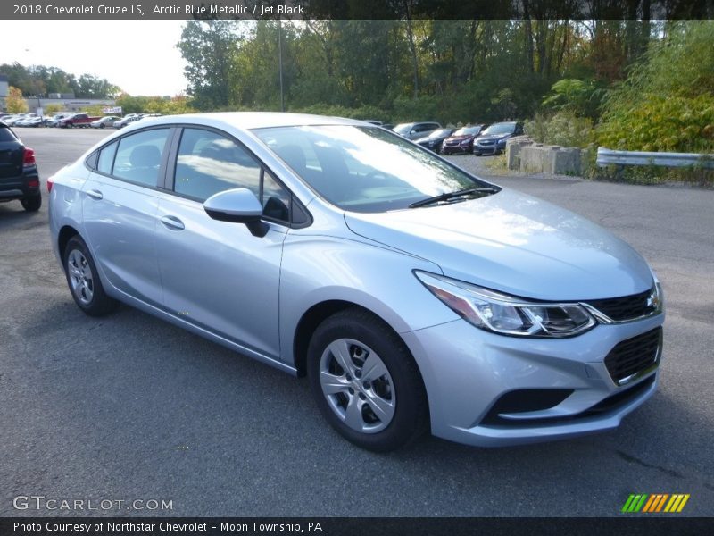 Arctic Blue Metallic / Jet Black 2018 Chevrolet Cruze LS