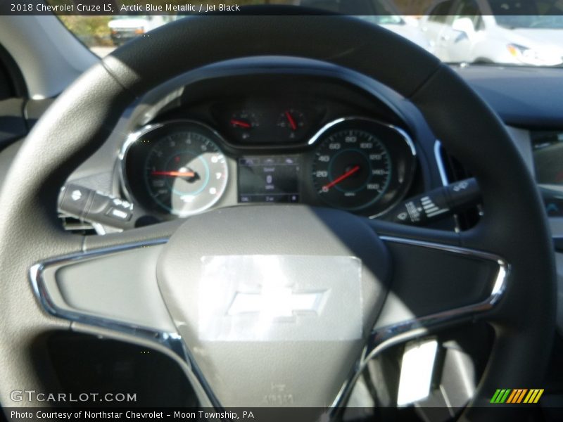 Arctic Blue Metallic / Jet Black 2018 Chevrolet Cruze LS