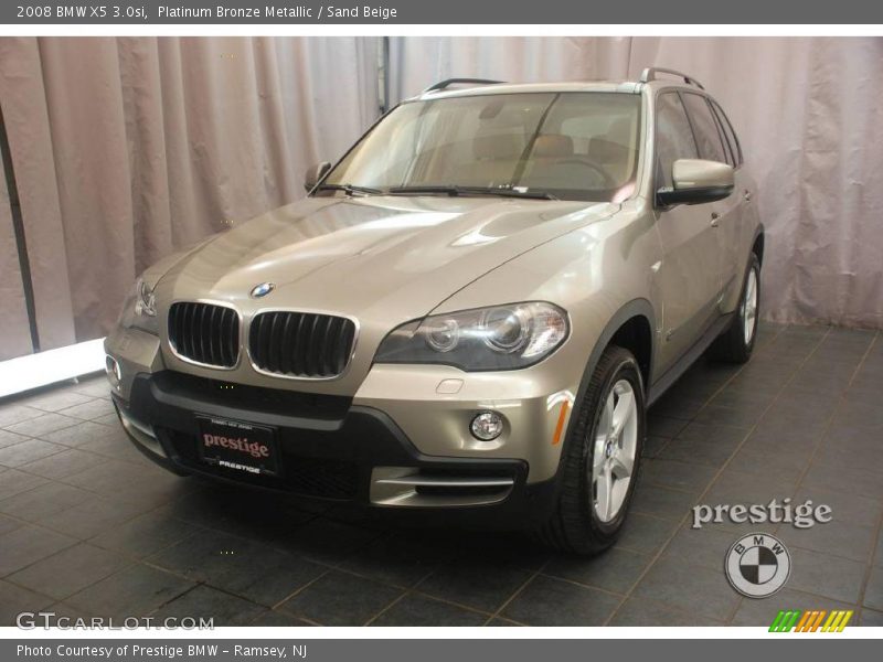Platinum Bronze Metallic / Sand Beige 2008 BMW X5 3.0si