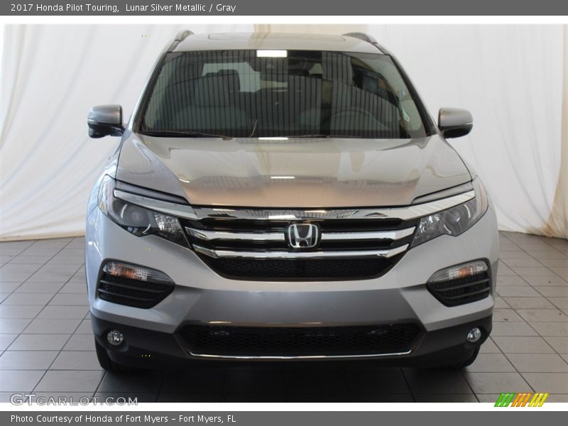 Lunar Silver Metallic / Gray 2017 Honda Pilot Touring